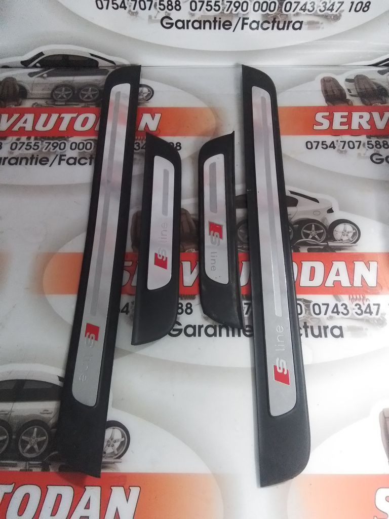 Set ornament prag Audi A7 (2010-2018) [4G] 2.0 Motorina 2016, 4G8853374 / 4G8853373 / 4G8853376 / 8T8853375