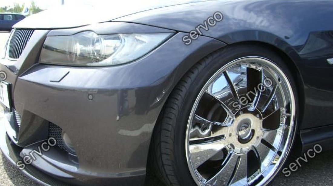 Set ornamente ABS pleoape faruri BMW E90 E91 2005-2012 v1