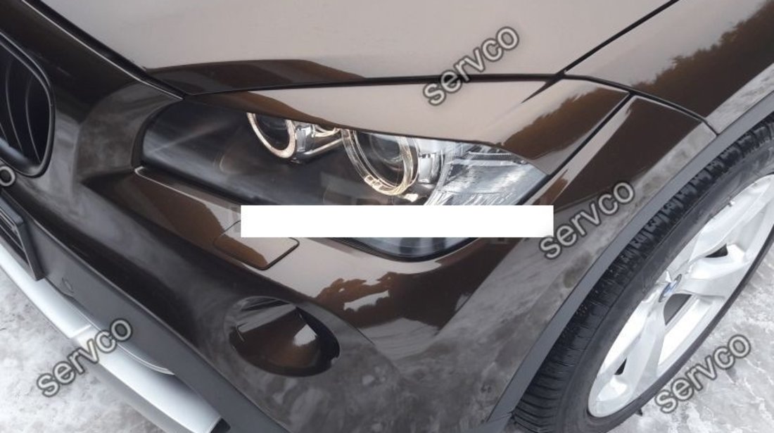 Set ornamente ABS pleoape faruri BMW X1 E84 2009-2015 v1