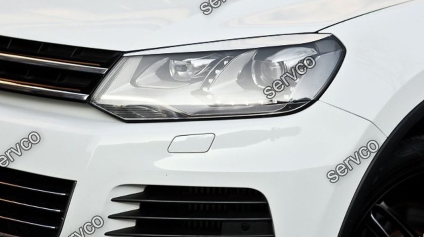 Set ornamente ABS pleoape faruri VW Touareg 7P5 2011- 2015 v1