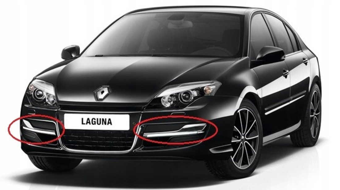 Set Ornamente Crom Grile Bara Fata Dreapta + Stanga Oe Renault Laguna 3 2013→ 620722387R