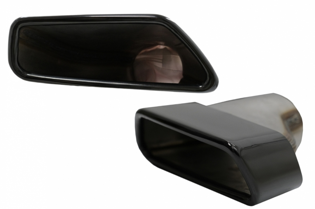 Set Ornamente Esapament Compatibil Cu Bmw Seria 5 G30 / G31 2017→ F10 / F11 2010-2014 F10 / F11 LCI 2015-2017 Seria 6 G32 2017→ M-Tech Sport Design Negru TY-BM530B