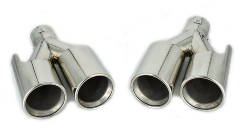 Set Ornamente Esapament Toba Compatibil Bmw Crom 7100417