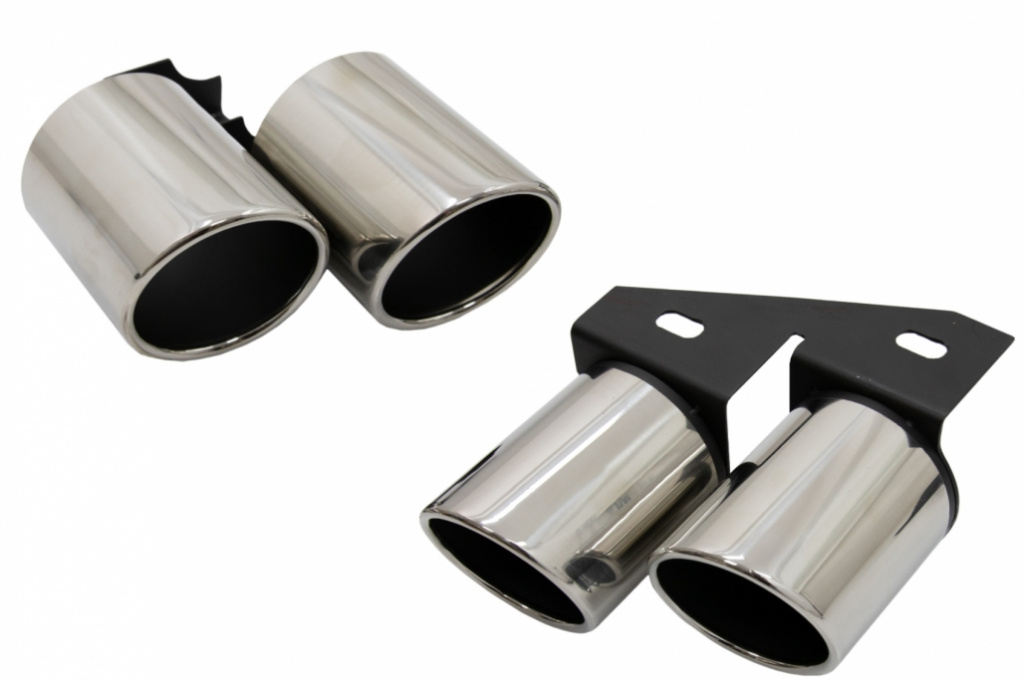 Set Ornamente Evacuare Compatibil Cu Audi A4 B8 / B9 2009→ S4 Quad Design TY-AUA4F