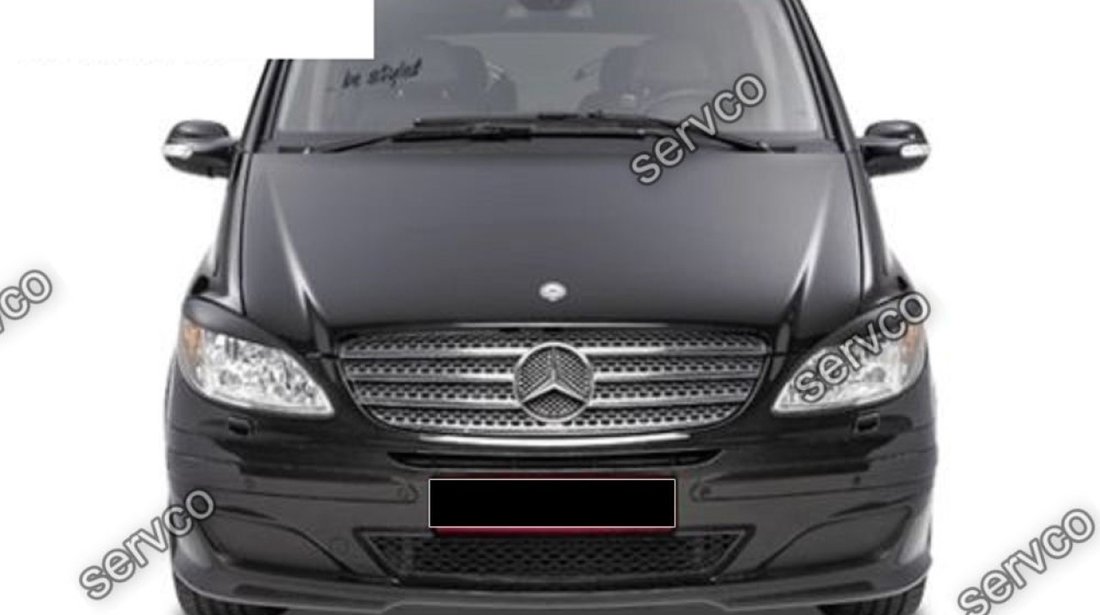 Set ornamente GRP pleoape faruri Mercedes W639 Vito 2 V Class tuning sport 2003-2010 v1