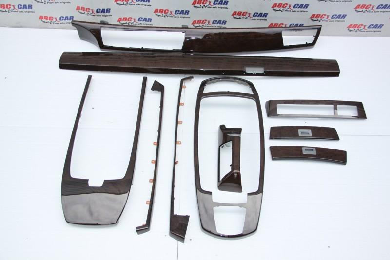 Set ornamente mahon interior BMW Seria 7 2001-2008 E65, E66 4775607308F1