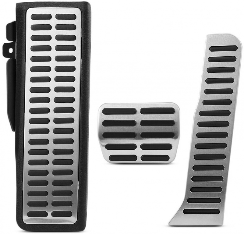 Set Ornamente Pedale Aluminiu Skoda Octavia 2 2004-2013 Automat OPVW-AT-10
