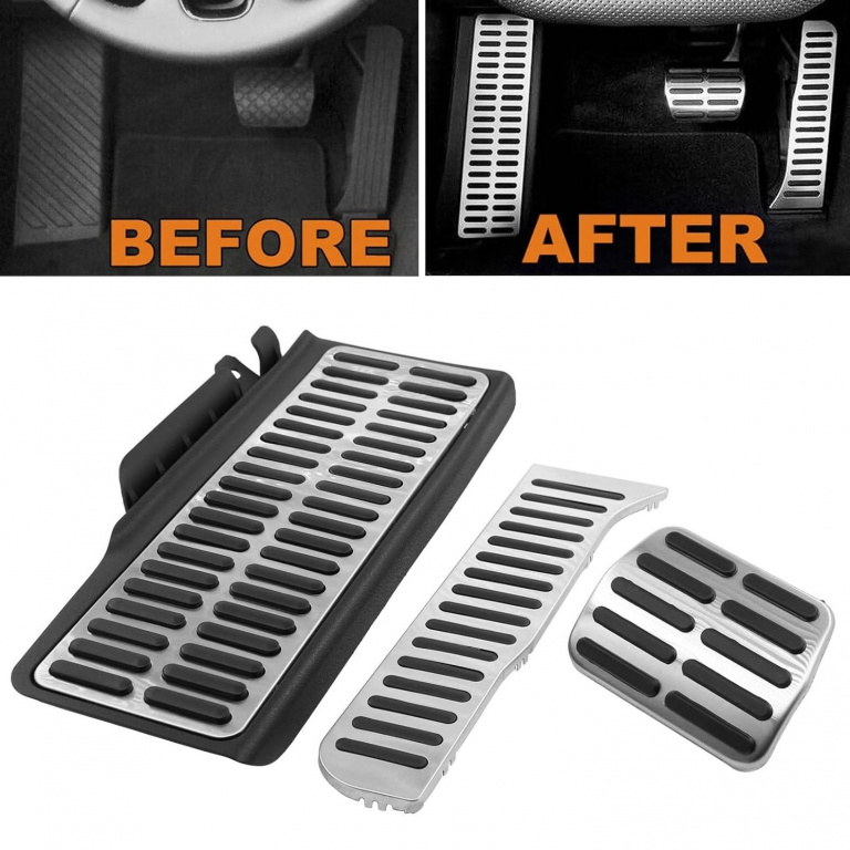 Set Ornamente Pedale Aluminiu Volkswagen Touran 1 2003-2010 Automat OPVW-AT-10