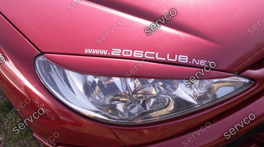 Set ornamente pleoape faruri Peugeot 206 1998-2010 ver1