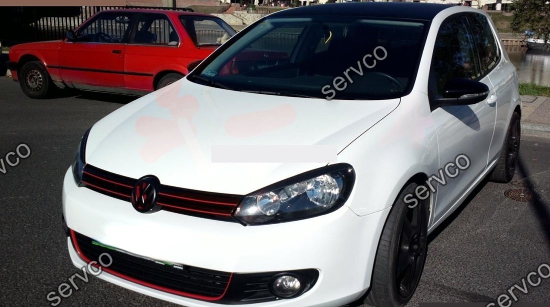 Set ornamente pleoape faruri VW Golf 6 ABS 2008-2013 v1