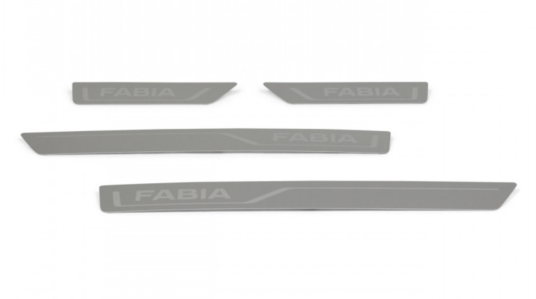 Set Ornamente Praguri Interior Fata + Spate Oe Skoda Fabia 3 NJ3 2014→ 6V0071303A