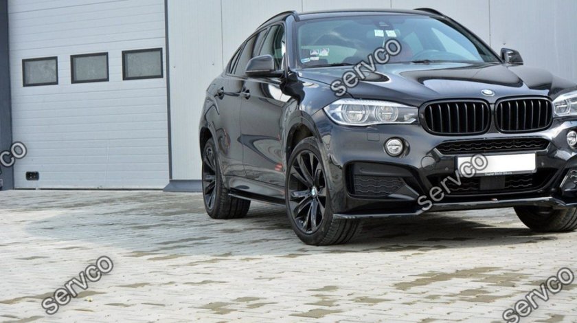 Set ornamente praguri laterale BMW X6 F16 M M50D Performance Aero Pack Sport 2014-2019 v1