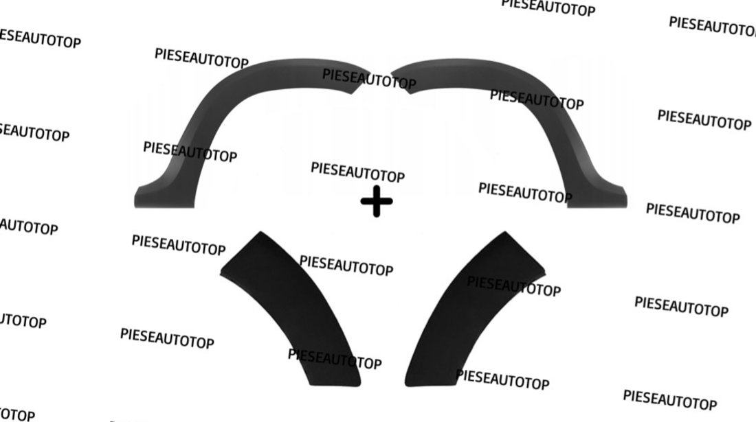 Set ornamente protectie aripa spate bara spate Dacia Duster 2010-2017 NOU (4 PIESE)