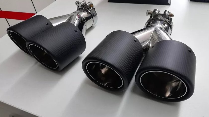 Set Ornamente Toba Evacuare Fibra Carbon