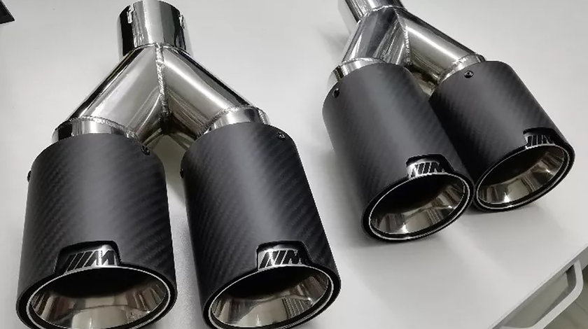 Set Ornamente Toba Evacuare Fibra Carbon