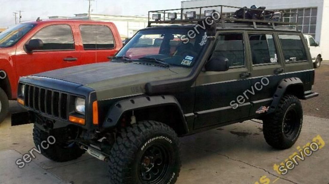 Set over fender flares wide body evazari aripi aripa overfender Jeep Cherokee XJ 1984-2000 ver1