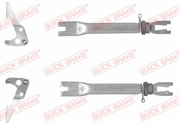 Set pentru reglare ulterioar?, frn? tambur puntea spate (10253027 QBK) FORD