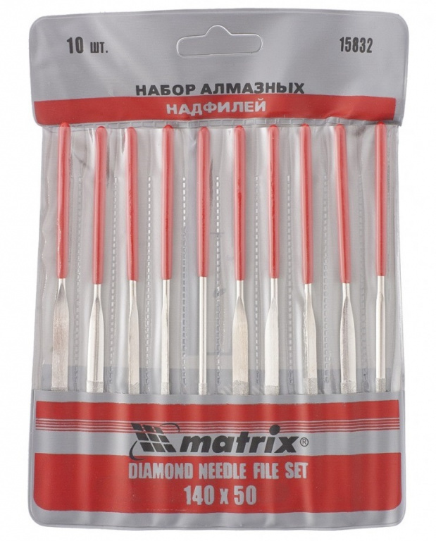 Set Pile Diamantate, 140 х 50 х 3 mm, 10 Buc Mtx 158329