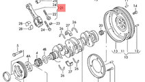 Set piston cu biela motor 1.9 TDI (E3) Volkswagen ...