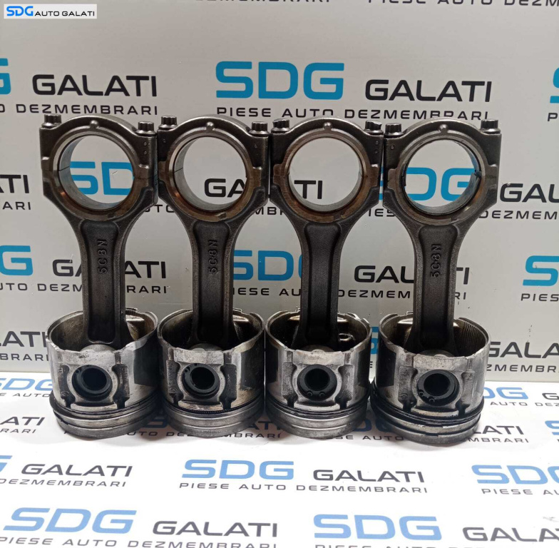 Set Piston Pistoane cu Biela Biele Mazda 6 2.0 D RF7 RF7J 2002 - 2008 [X1120] [X1121]