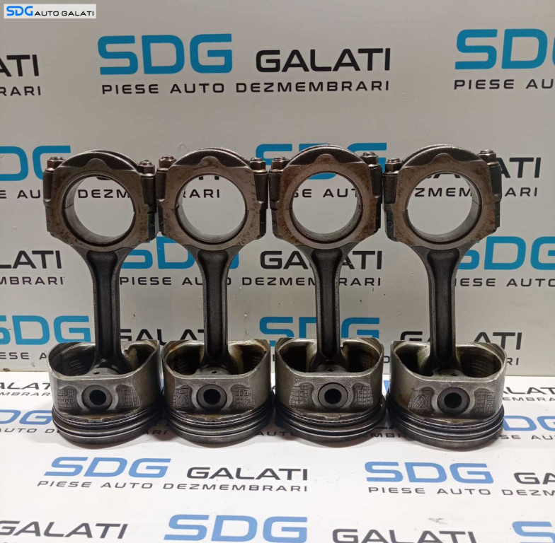 Set Piston Pistoane cu Biela Biele Renault Scenic 1 1.6 B 1997 - 2003 [X1122] [X1123]