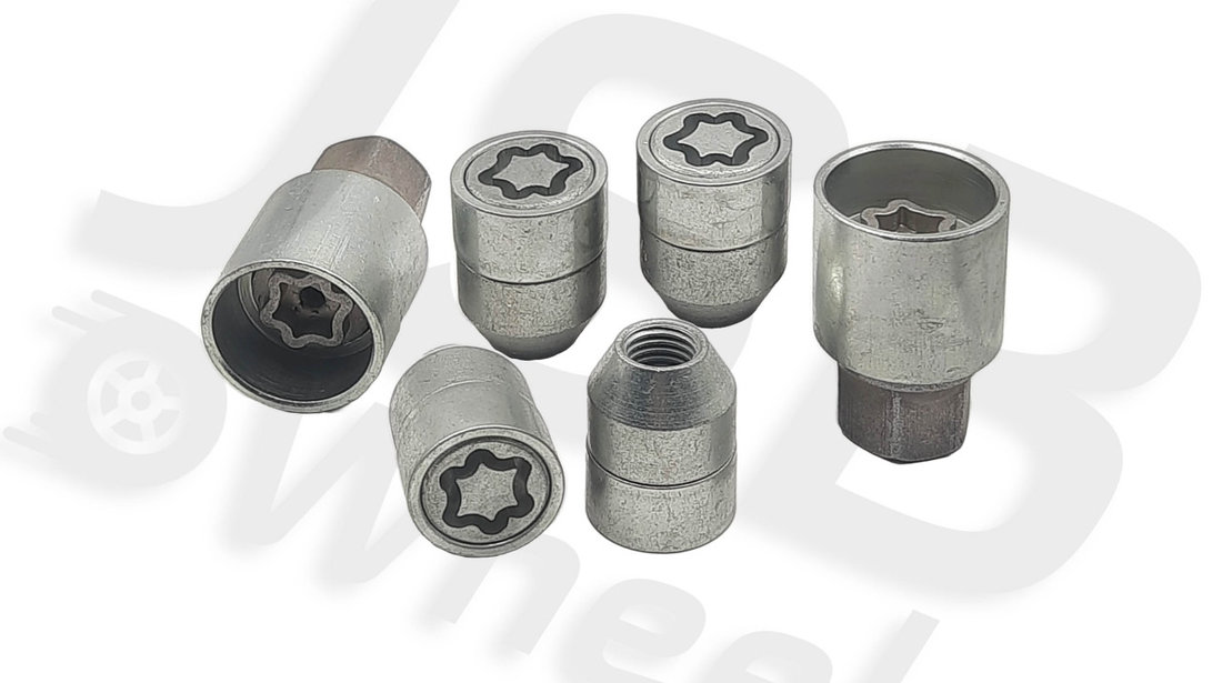 Set piulite antifurt Starlock cu 2 chei M12x1.5,Ford, Volvo, Chevrolet