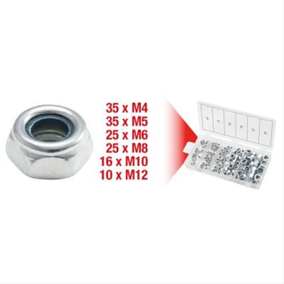 Set Piulite Autoblocante, M4m12 Ks Tools 970.0120