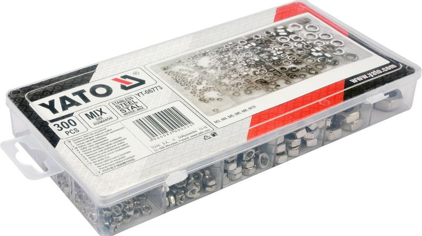 Set Piulite Inox Yato 300 Buc YT06773