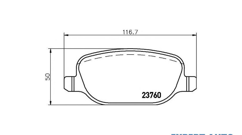 Set placute de frana Alfa Romeo BRERA (939) 2006-2016 #2 087800