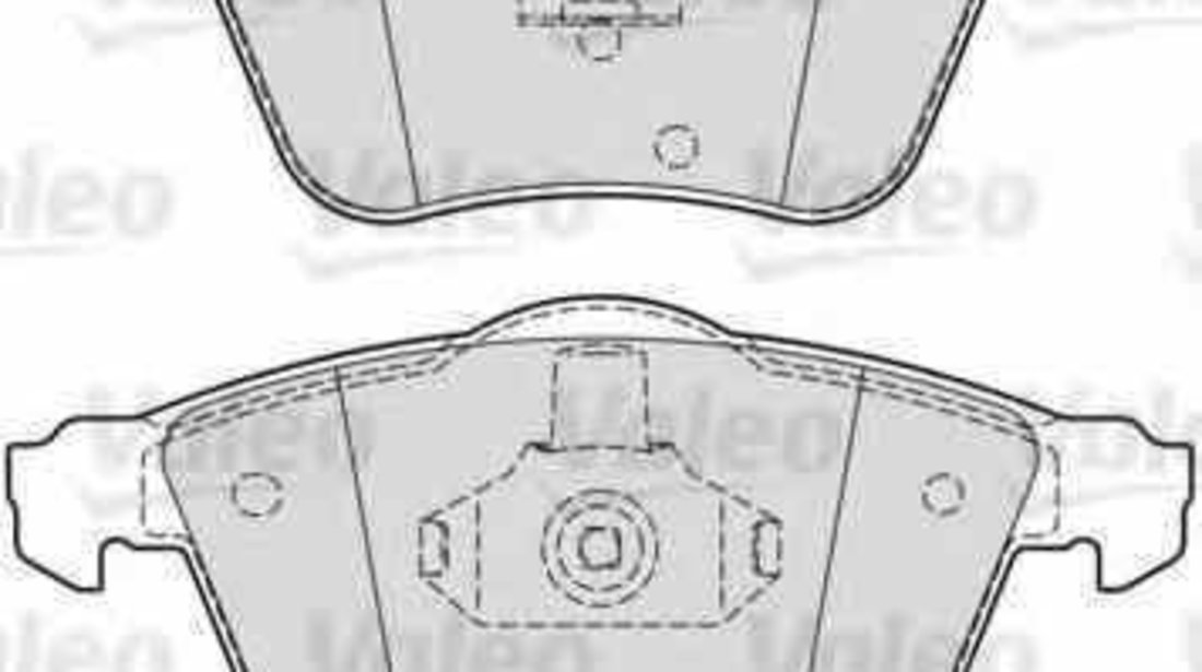 Set placute de frana AUDI A4 8E2 B6 VALEO 598779