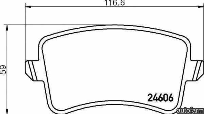 Set placute de frana AUDI A5 Cabriolet 8F7 TEXTAR 2460601