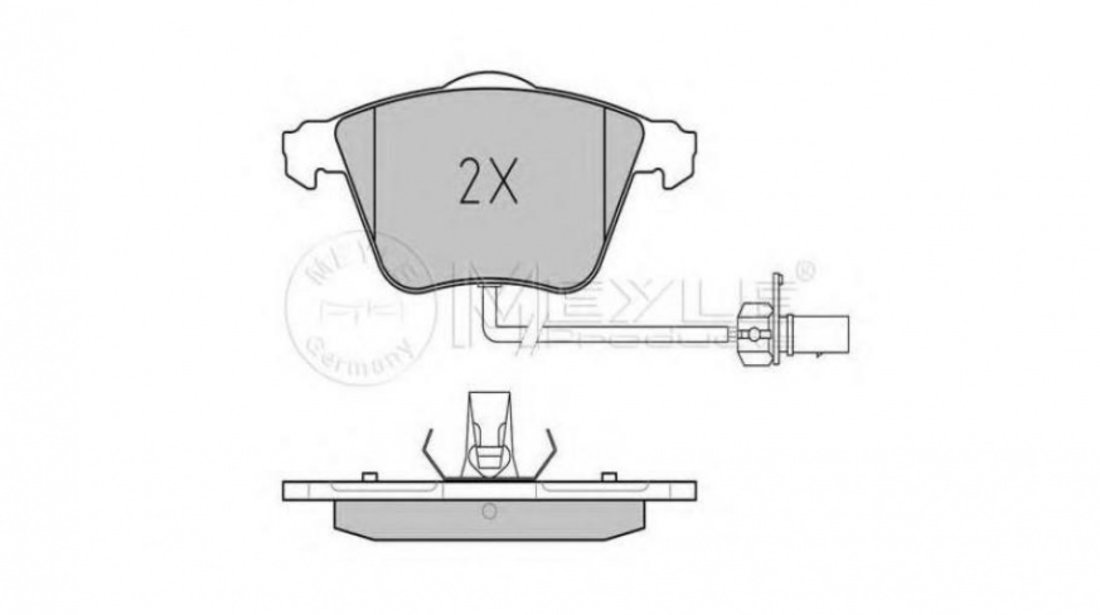 Set placute de frana Audi AUDI A4 Cabriolet (8H7, B6, 8HE, B7) 2002-2009 #2 0252395020PD