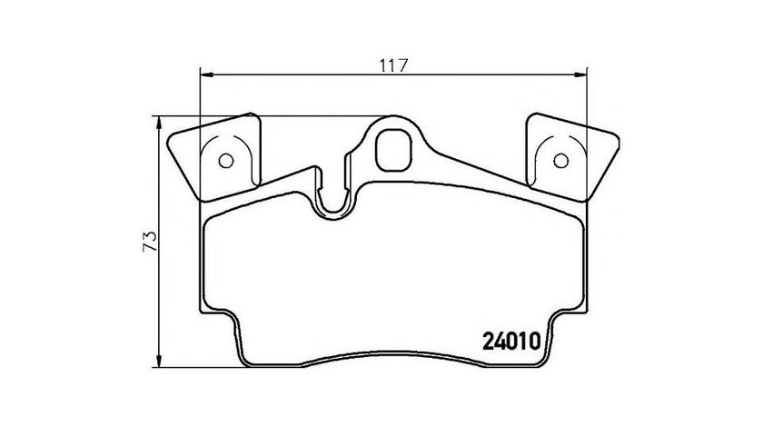 Set placute de frana Audi AUDI Q7 (4L) 2006-2015 #2 0986424741