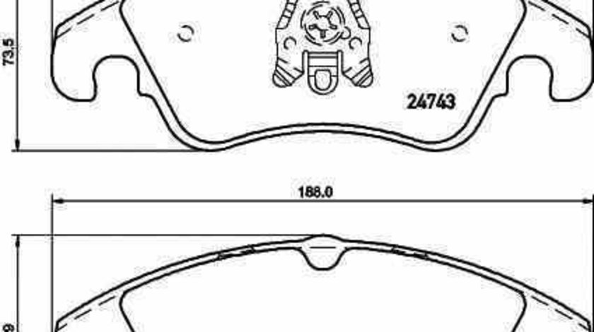 Set placute de frana AUDI (FAW) Q5 autoturism de teren, inchis (8R) TEXTAR 2474301