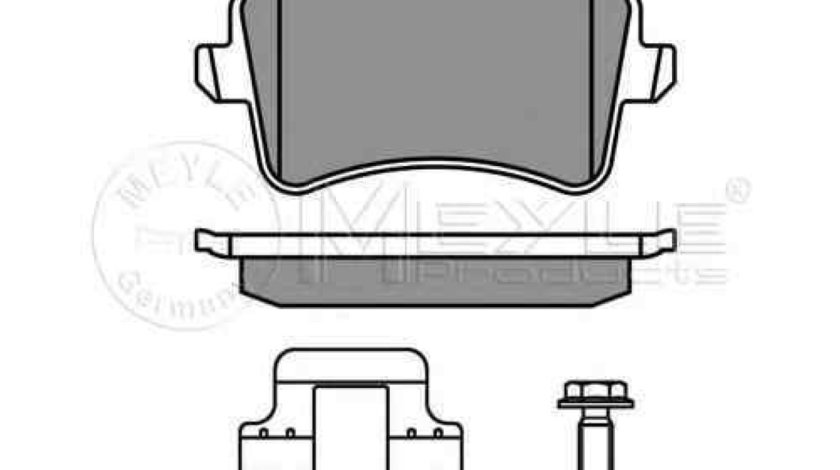 Set placute de frana AUDI (FAW) Q5 autoturism de teren, inchis (8R) MEYLE 025 246 0617/K1