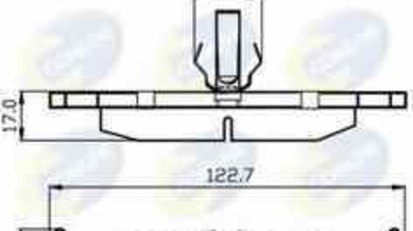 Set placute de frana BMW 3 Compact E46 COMLINE CBP01024