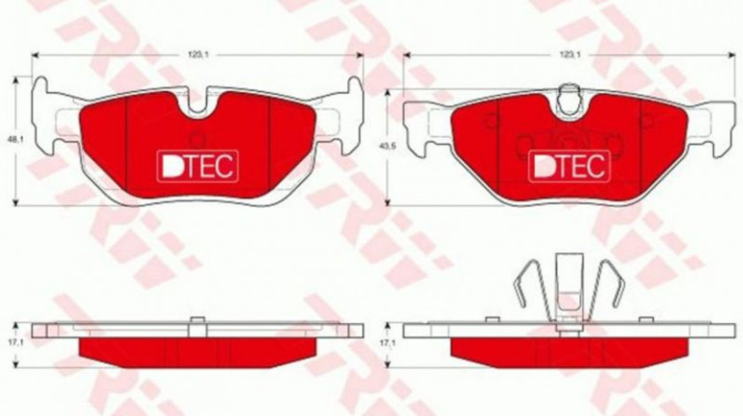 Set placute de frana BMW 3 (E90) 2005-2011 #2 0252392617