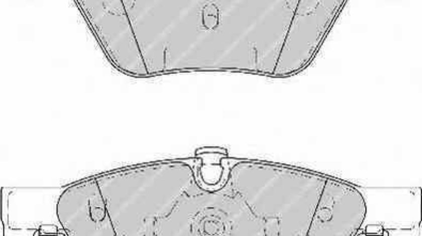 Set placute de frana BMW 3 E90 FERODO FDB1773