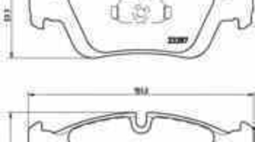 Set placute de frana BMW 3 Touring E46 BREMBO P 06 024