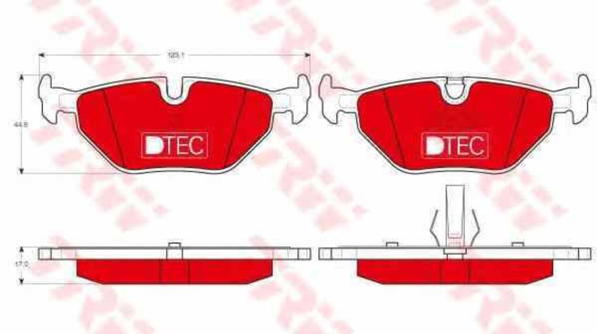 Set placute de frana BMW (BRILLIANCE) 3 SERIES (E46) TRW GDB1344DTE