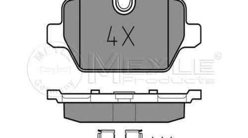 Set placute de frana BMW (BRILLIANCE) 3 SERIES (E90) MEYLE 025 236 2316/PD