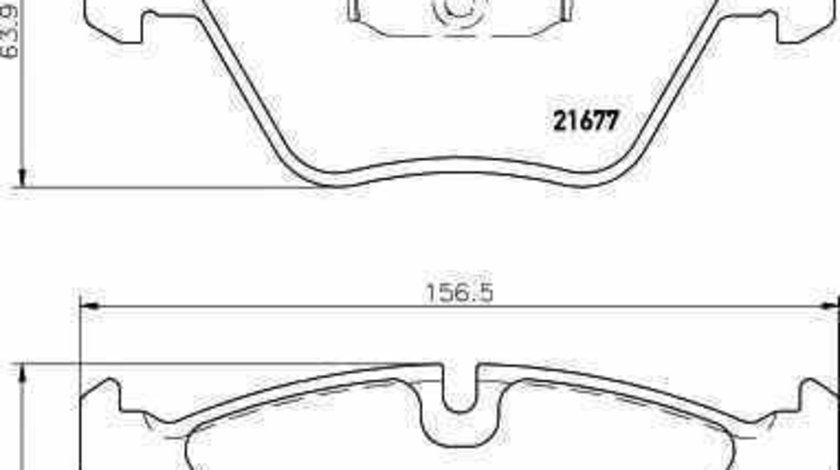 Set placute de frana BMW (BRILLIANCE) 5 SERIES (E60) TEXTAR 2167703