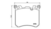 Set placute de frana BMW X5 (E70) 2007-2013 #2 141...