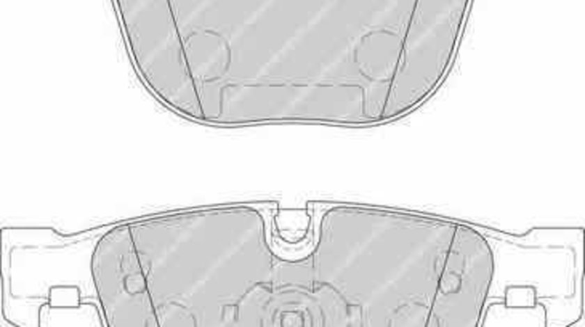 Set placute de frana BMW X5 F15 F85 FERODO FDB1672