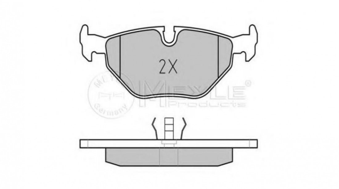 Set placute de frana BMW Z3 cupe (E36) 1997-2003 #2 0252160717PD