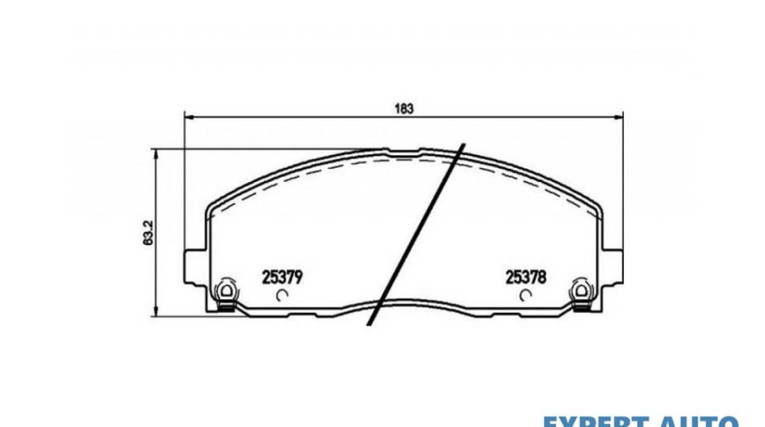 Set placute de frana Chrysler GRAND VOYAGER V (RT) 2007-2016 #2 116061
