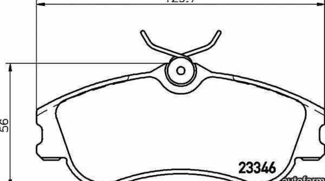 Set placute de frana CITROËN BERLINGO B9 TEXTAR 2334602