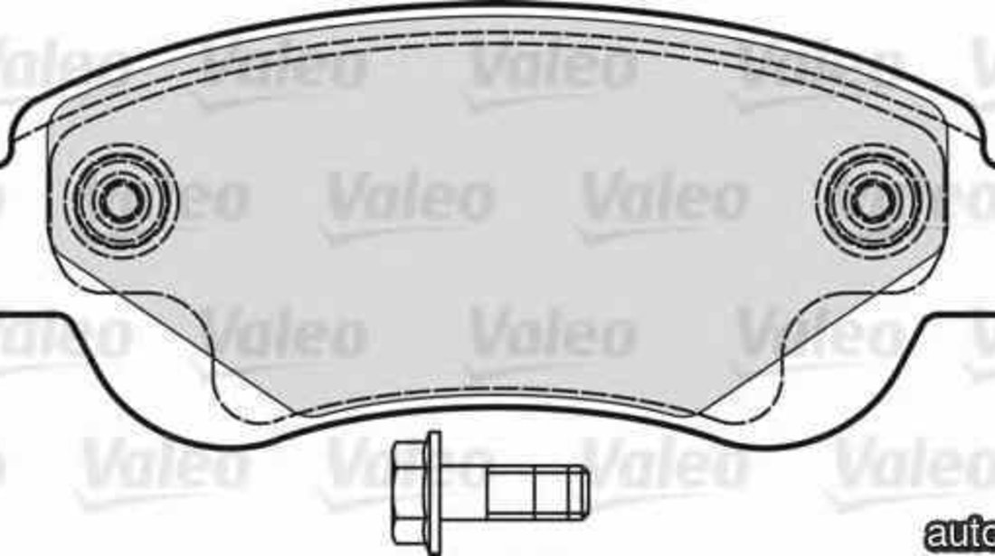 Set placute de frana CITROËN C1 PM PN VALEO 598718