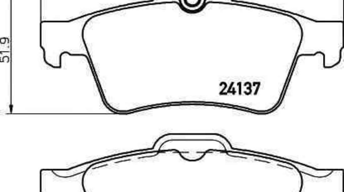 Set placute de frana CITROËN C5 III Break TD TEXTAR 2413781