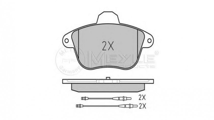 Set placute de frana Citroen XM (Y4) 1994-2000 #2 0252150417W